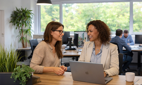 Das Moodia-Team bei der Arbeit